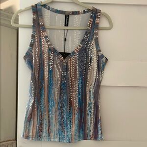 Multicolor Sleeveless Top